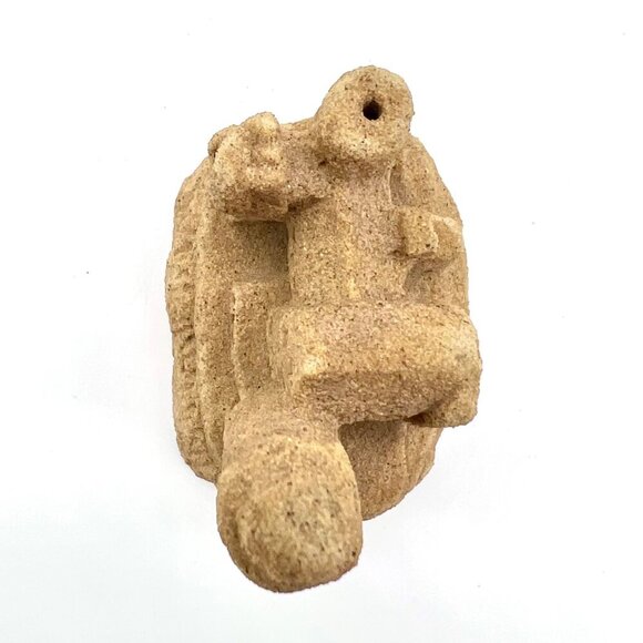 Vintage Sandcastle Sculpture Coastal Decor Real Sand Lighthouse Ruins 1990s - Picture 6 of 7